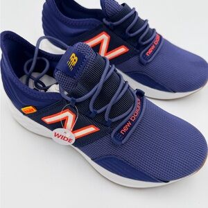 New Balance Kids' Navy and Orange Sneakers